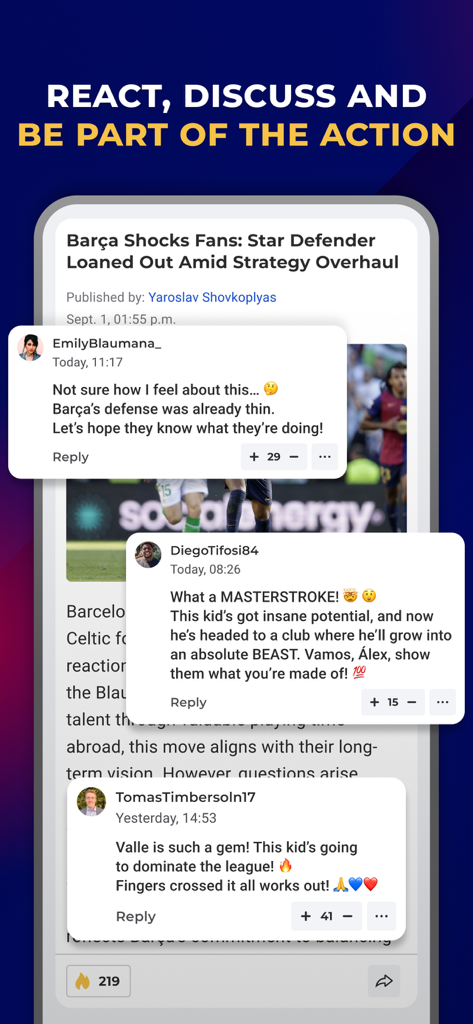 Barcelona Live - For Barca Fan - Barcelona Live app fan community discussion and reactions on latest club news