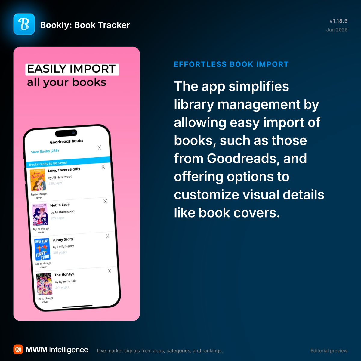 Bookly: Book Tracker - Books App | MWM