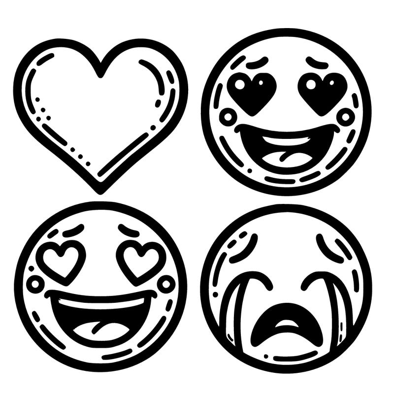 ❤ 😍 😁 😭