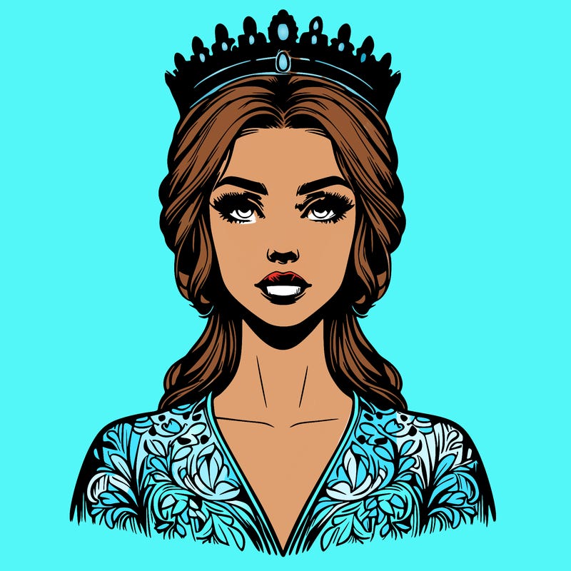 realistic beautiful queen