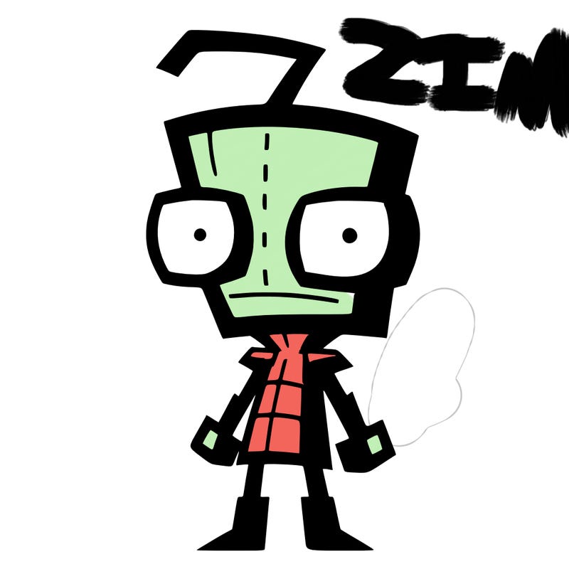 invader zim cartoon