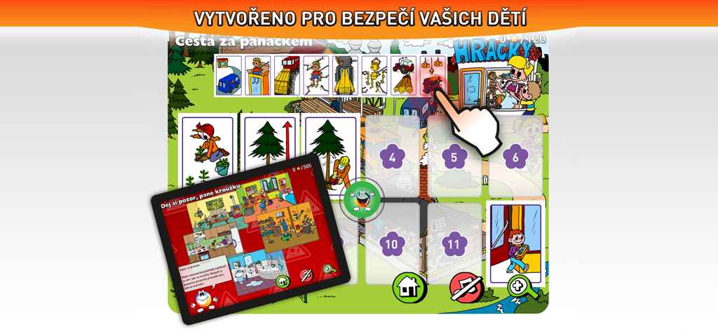 Malý záchranář - Juego de seguridad educativo para niños con actividades de aprendizaje interactivas