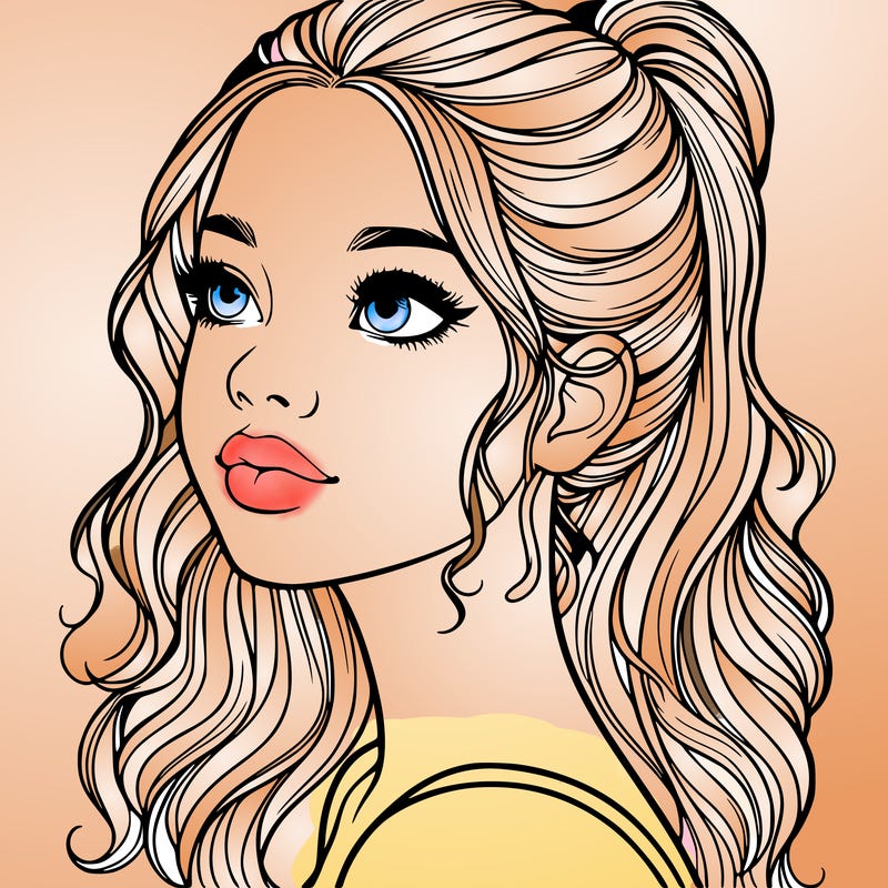 beautiful realistic girl