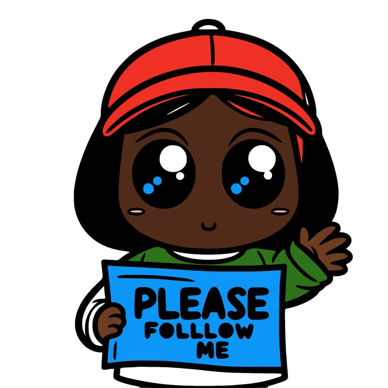please follow me