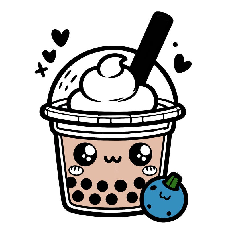 cute boba tea