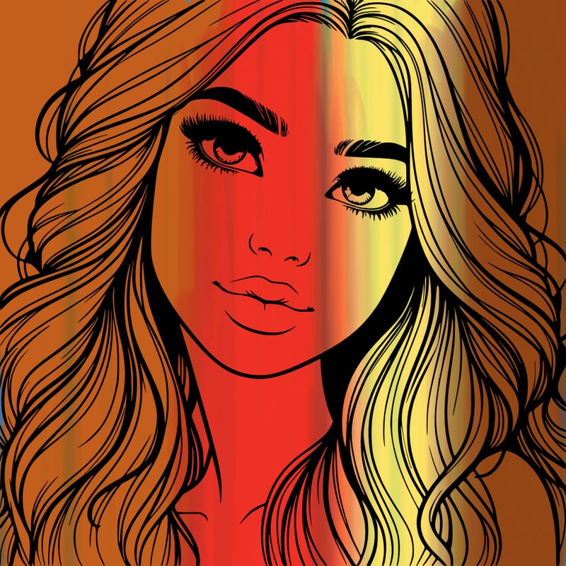 beautiful realistic girl