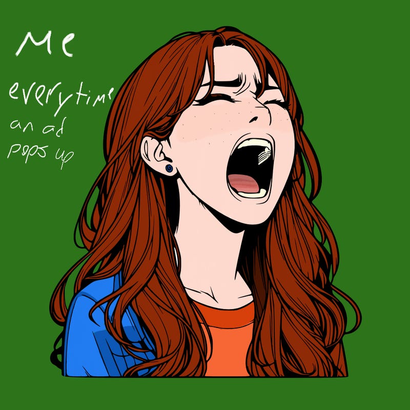 screaming realistic, girl