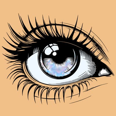 realistic eye