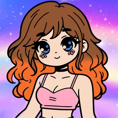 girl in a cute crop top