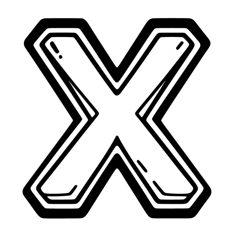 x logo