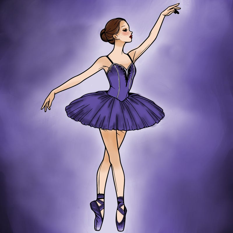 realistic ballerina