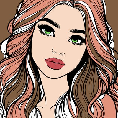 beautiful realistic girl