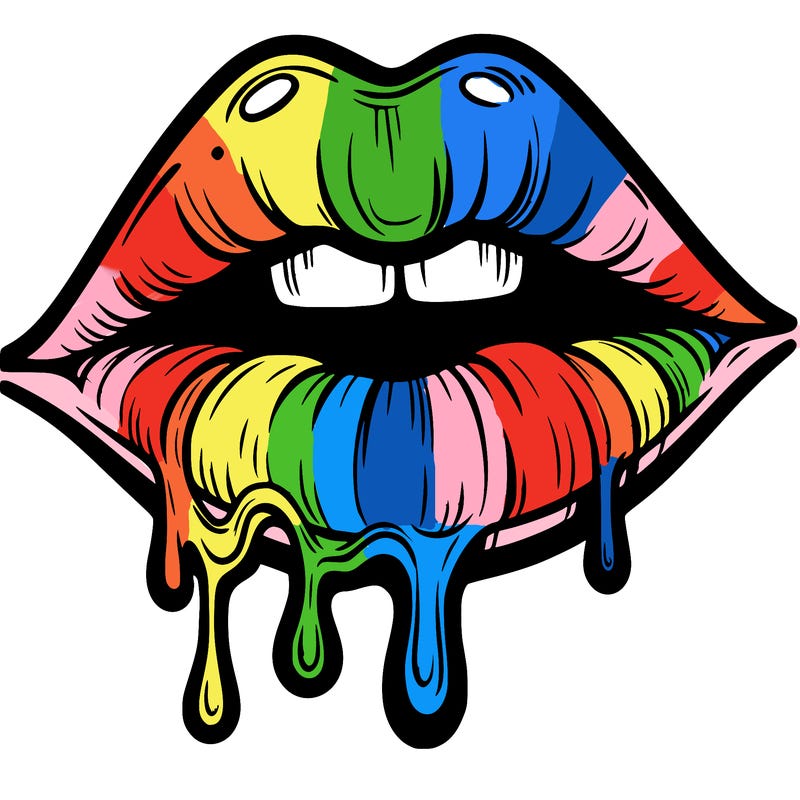 lips that look realistic and drip