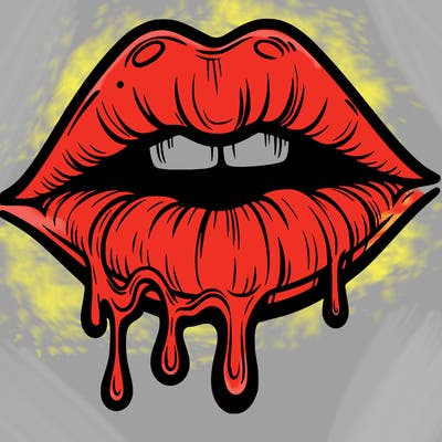 lips that look realistic and drip