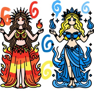 goddess fire and goddess water