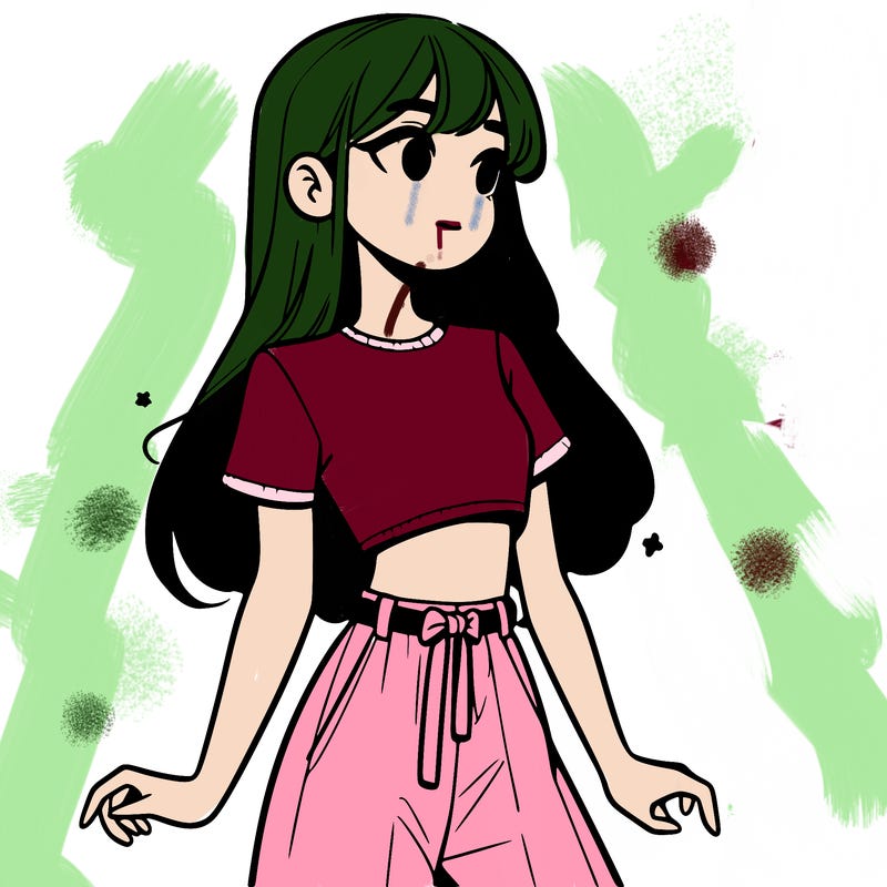 girl in a cute crop top