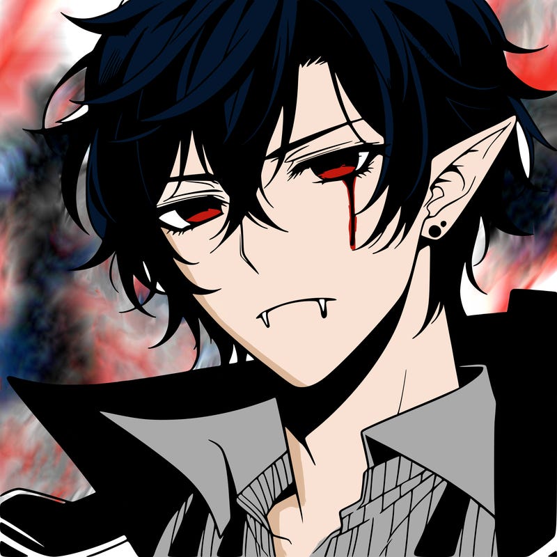 hot vampire anime guy