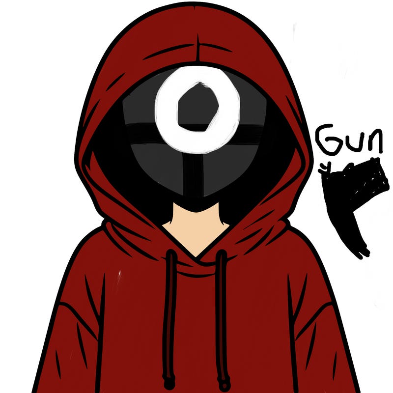 faceless girl in hoodie