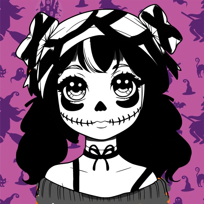 realistic girl halloween