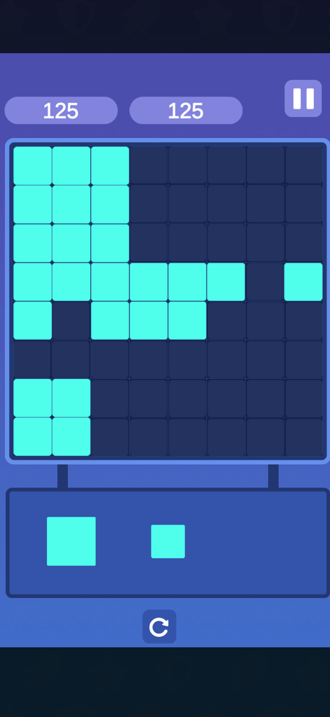1010! Tetris Puzzle - Gameplay screenshot of 1010 Tetris Puzzle showing the block grid and drag and drop pieces