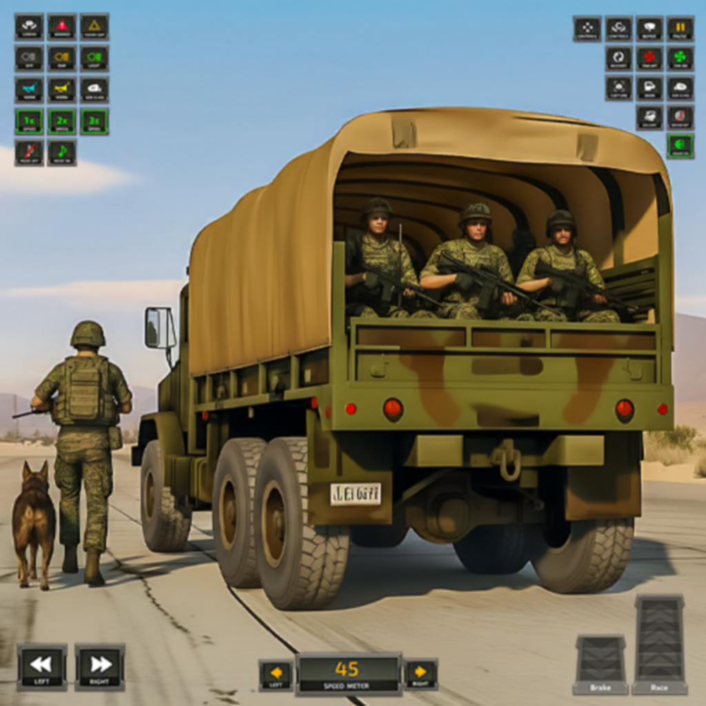 Military Cargo Truck Games | Heavy Duty Offroad Simulation
