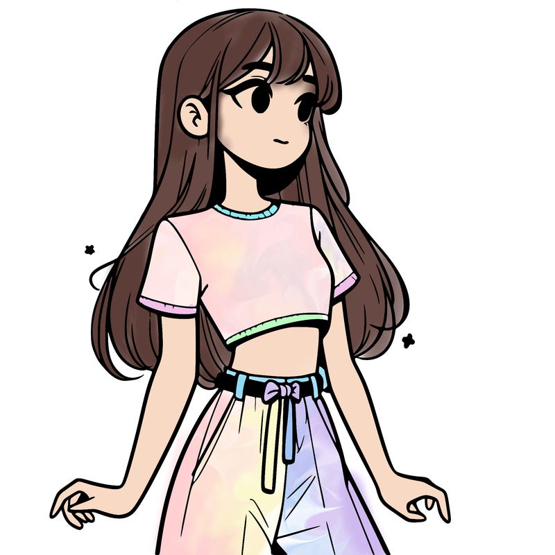 girl in a cute crop top