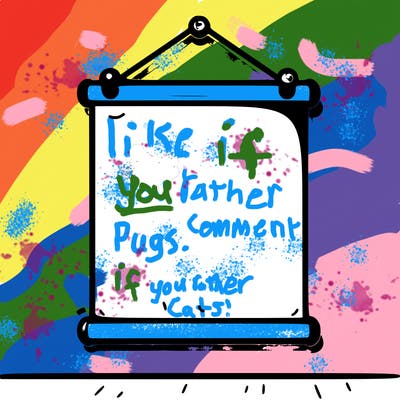 blank poster on a wall