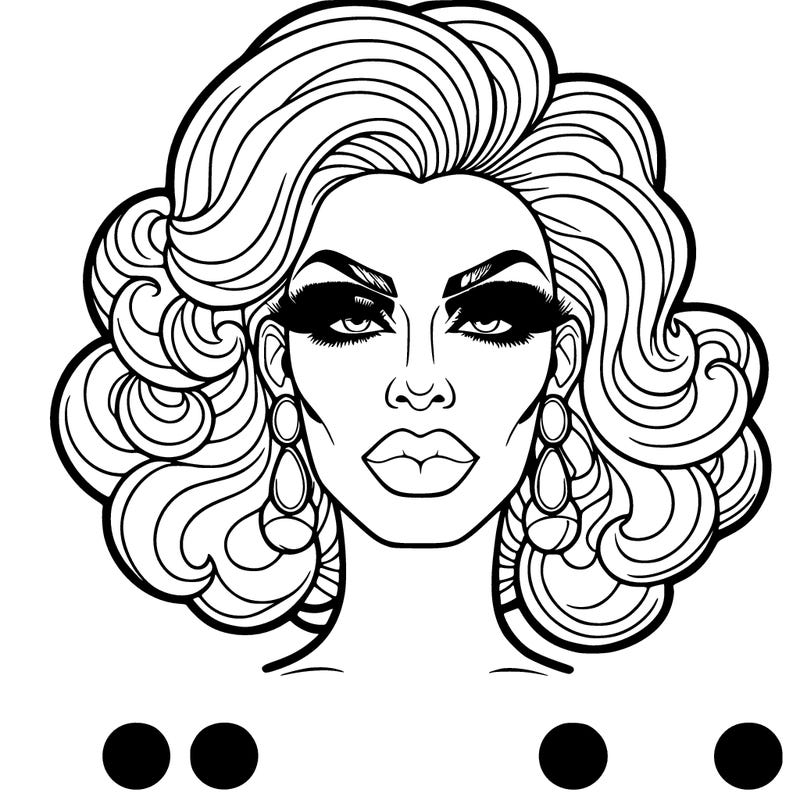 realistic drag queen