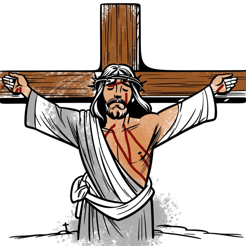 jesus on the cross