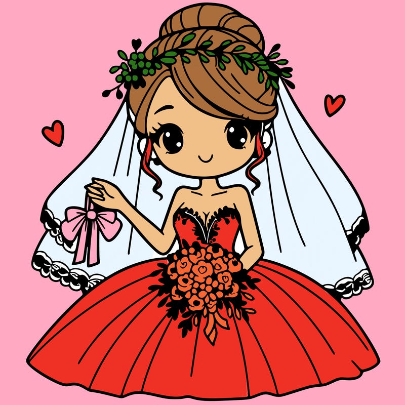wedding dress girl