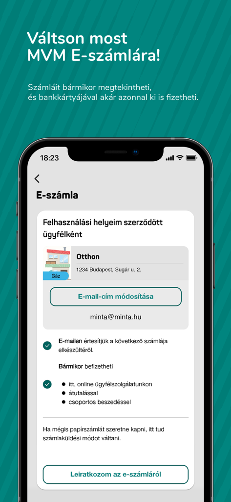 MVM Next - MVM Next app interface for managing electronic invoices and gas utility services