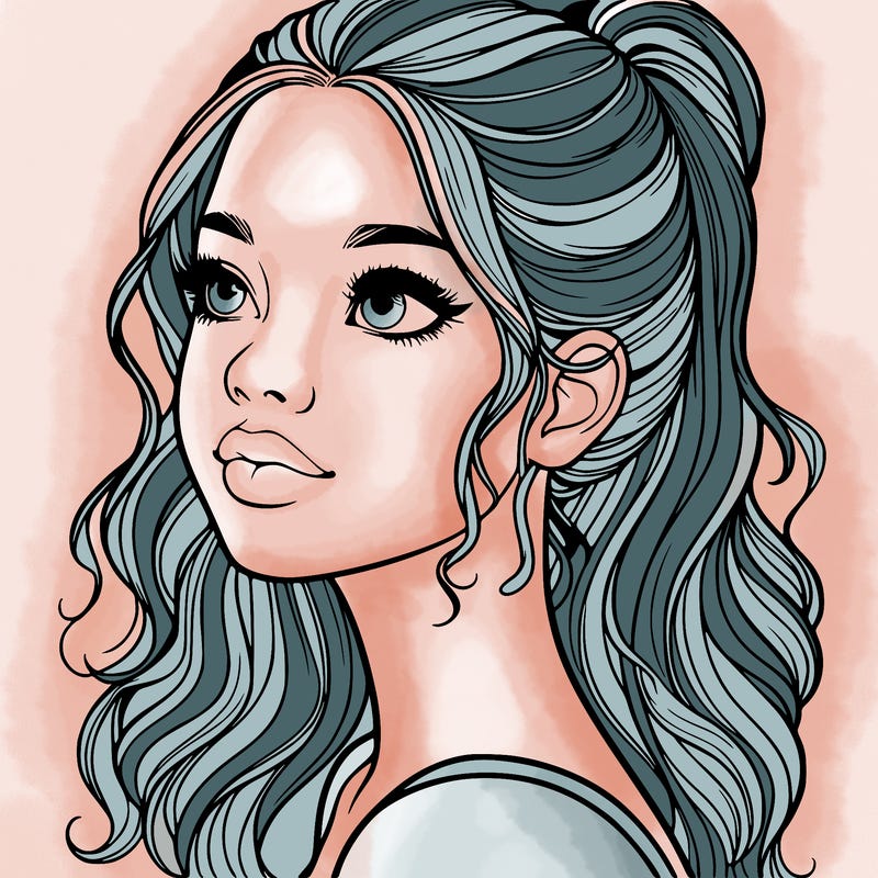 beautiful realistic girl