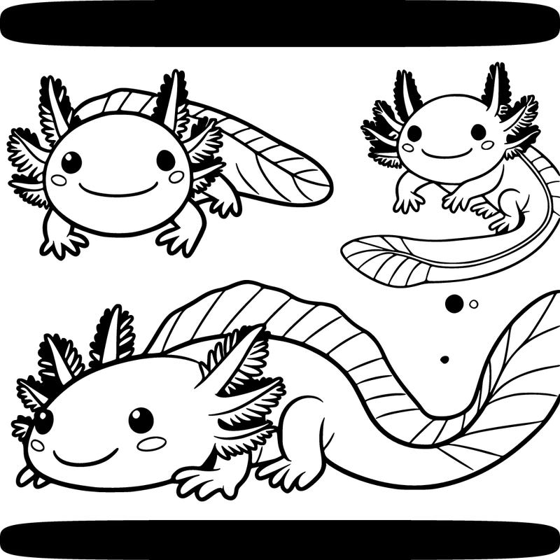 axolotl cartoon