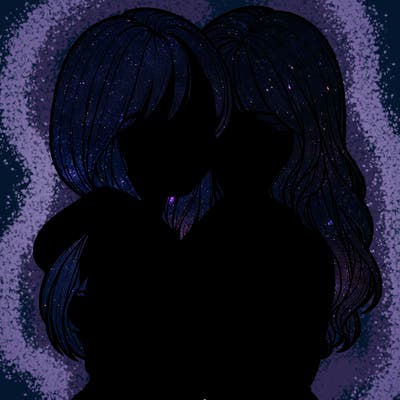 realistic girls hugging