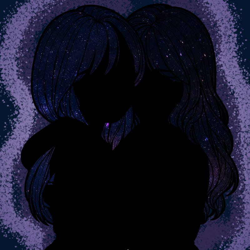 realistic girls hugging