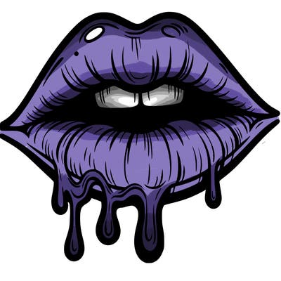 lips that look realistic and drip