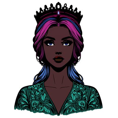 realistic beautiful queen