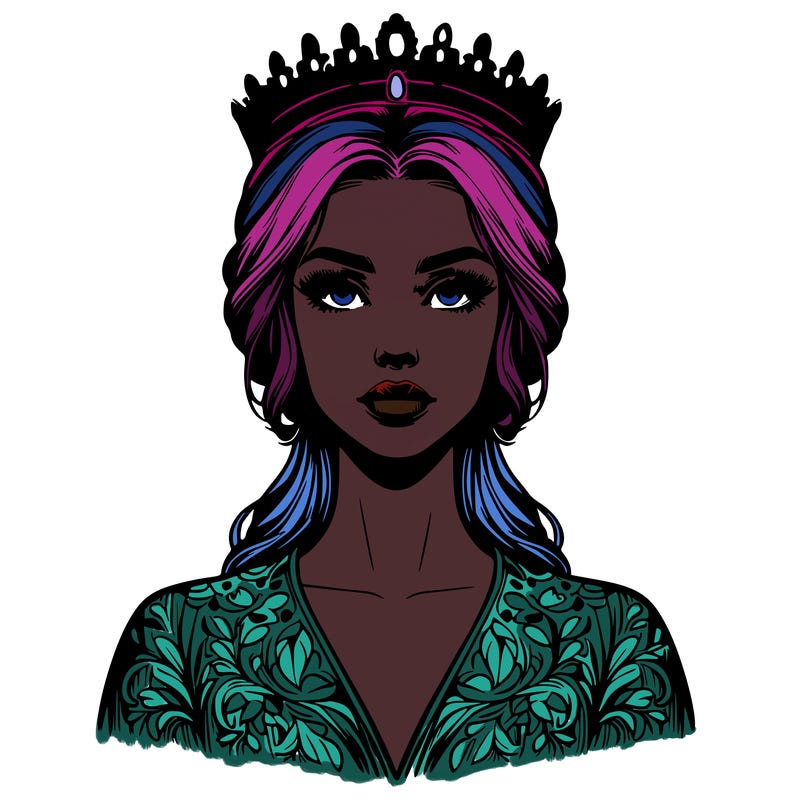 realistic beautiful queen