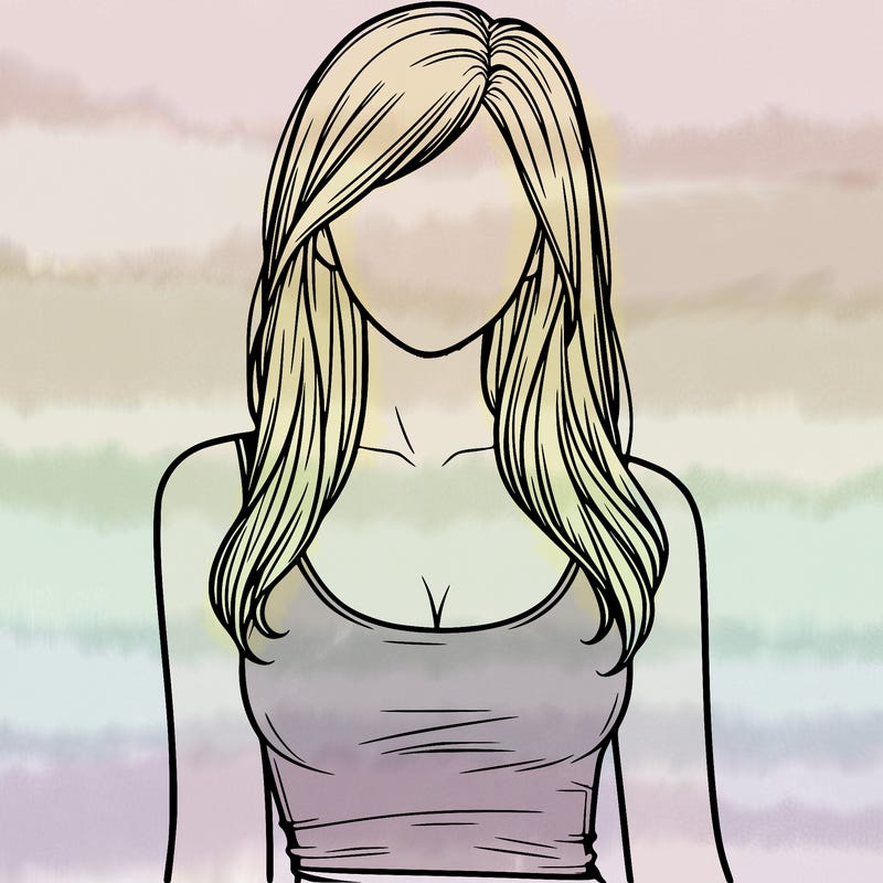 girl in tanktop realistic