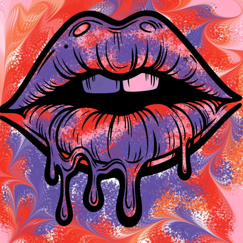 lips that look realistic and drip