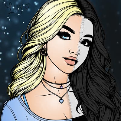 detailed realistic girl