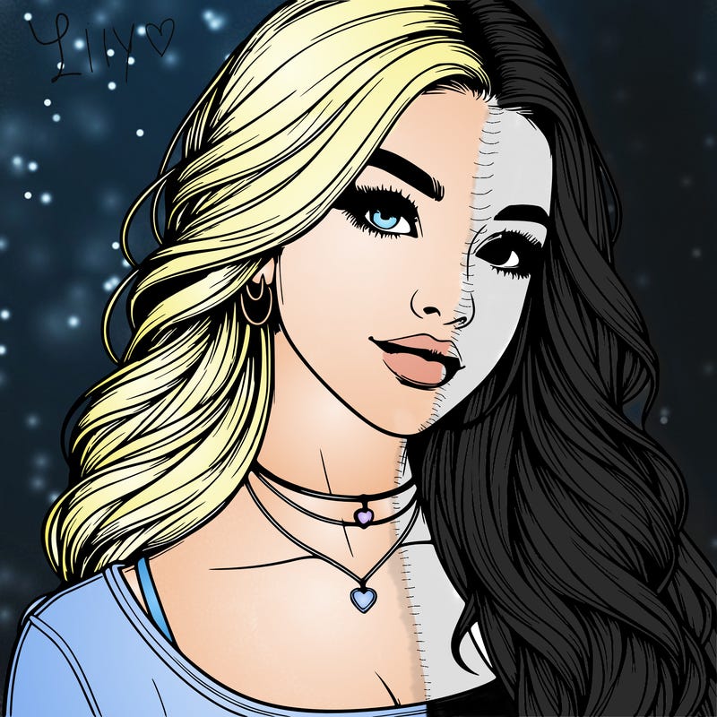 detailed realistic girl