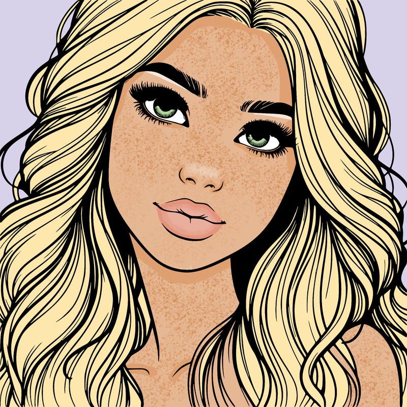 beautiful realistic girl