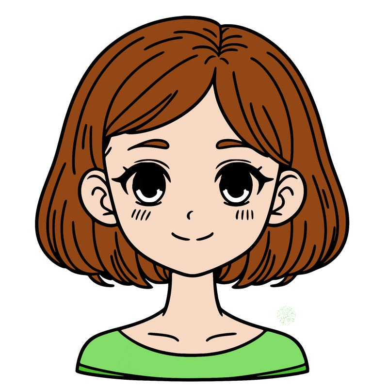 girl with short hair