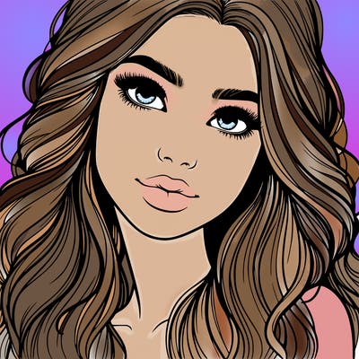 beautiful realistic girl