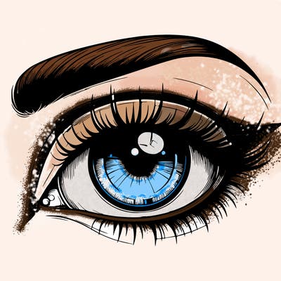 realistic eye