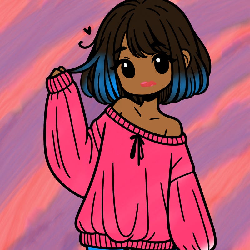 girl in baggy sweater hanging off her shoulder