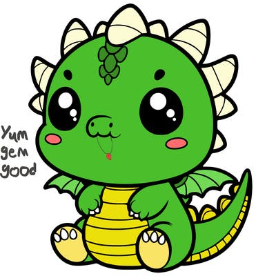 cute dragon plushie