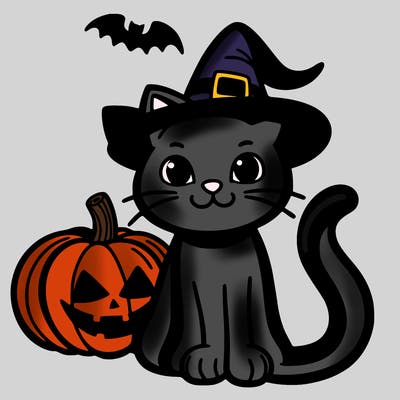halloween cat