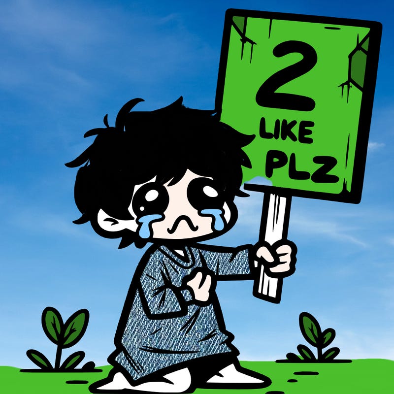 small poor toddler crying with sign that says 2 like plz